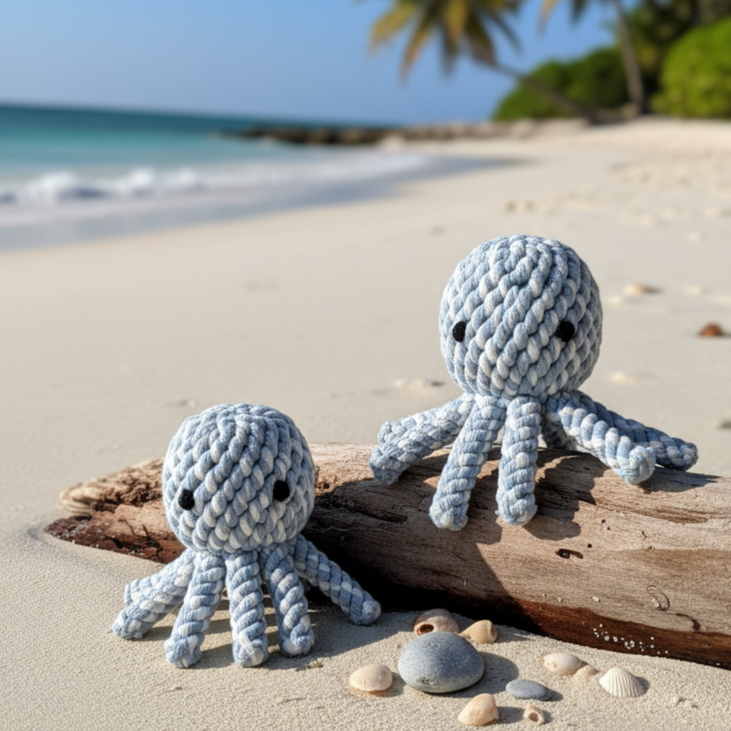 Kai the Octopus Rope Toy : New Version